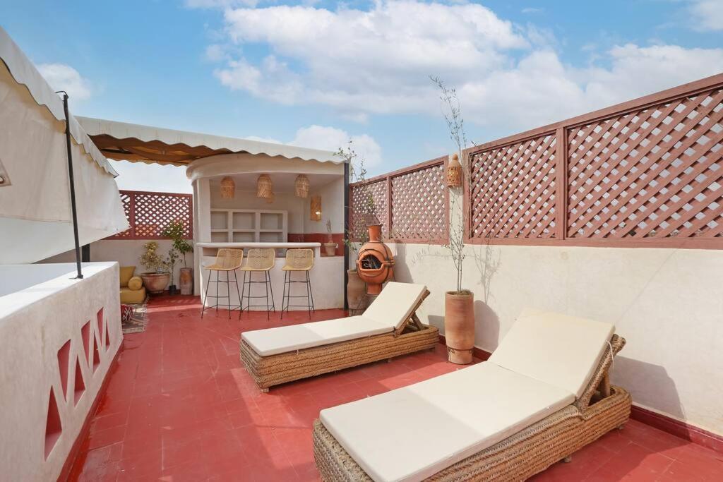 Riad El Khir En Centre Ville Rooftop Et Bassin Марракеш Экстерьер фото